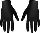 Одноразові рукавички Nitromax нітрилові без пудри 10 шт Чорні, розмір XS - зображення 4