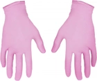 Одноразовые перчатки Nitromax нитриловые без пудры 10 шт Розовые, размер S - изображение 5