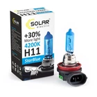 Галогеновая лампа Solar H11 12V 55W PGJ19-2 StarBlue 4200K
