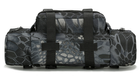 Тактическая универсальная поясная, наплечная сумочка RealTactic Черный питон - изображение 3