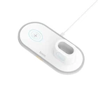 Бездротовий зарядний пристрій HOCO CW21 Wisdom 3in1 (10W 2A) Білий