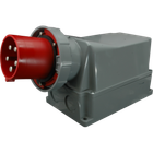 Вилка настінна ETI IP67 125A 3P+N+PE 400V ETI EPH-12553 4482075 силова (стаціонарна зовнішня)