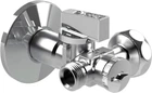 Кран приладовий ARCO Dual 1/2 "x3/4 “x3/8” кутовий (DUAL29)