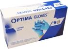 Перчатки медицинские нитриловые смотровые Optima Gloves нестерильные неопудренные S 50 пар Синие (52-118) - изображение 1