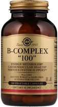 Комплекс вітамінів групи B Solgar B-Complex "100" 100 капсул (033984011502)