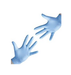 Перчатки нитриловые Голубые M 100шт в упаковке - изображение 3