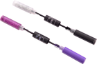 Тушь для ресниц Lukky 2 в 1 Черная с серебристыми блестками 10 мл (T18924) - изображение 1