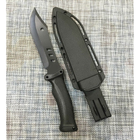 Охотничий антибликовый нескладной нож GR 184/1A 30,5 см для походов, охоты, рыбалки, туризма (GR000X70001848А) - изображение 1