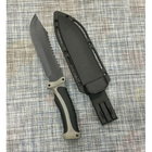 Охотничий антибликовый нескладной нож GR 185/1B 30,5 см для походов, охоты, рыбалки, туризма (GR000X70001848B) - изображение 1
