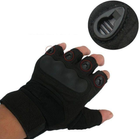 Тактические беспалые перчатки (велоперчатки, мотоперчатки) Oakley Black Размер XL - изображение 4