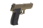 Пістолет SIG sauer P226 Metal Slide Cyma CM.122 AEP Tan (Страйкбол 6мм) - зображення 4
