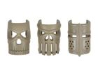 Накладки на магазиноприймач Хубілай Ornamental Replaceable Mask Grip Set 3pcs Dark Earth - зображення 1