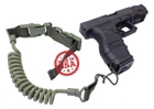 Пистолетный ремень страховочный Kley-Zion Tactical Pistol Lanyard w/ Belt Loop Attachment KZ-PL Койот (Coyote) - изображение 1