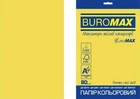 Папір кольоровий інтенсив Buromax EUROMAX INTENSIVE 20 аркушів А4 80 г/м2 жовтий (BM.2721320E-08)