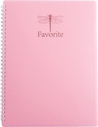 Блокнот Buromax Favourite Pastel A4 80 листов Розовый (BM.24452154-10)