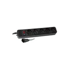 Мережевий фільтр Gembird SPG5-X-6B 1.8м Black