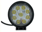 Дополнительные светодиодные фары Cyclone WL 209 SLIM 27W EP9 SP круглые дальний