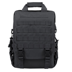 Тактична сумка-рюкзак месенджер портфель Чорний - зображення 1