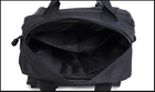 Тактична сумка-рюкзак месенджер портфель Чорний - зображення 3