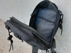 Велика тактична сумка-рюкзак месенджер барсетка Чорна - зображення 8