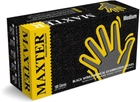 Перчатки нитриловые одноразовые нестерильные без пудры Maxter 5.0 Mil размер L 100 шт - 50 пар Черные (9555002107130) - изображение 1
