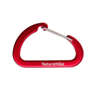 Карабін Naturehike D-type mini 2 pack NH15A004-H 40 мм Dark Red (6927595717332)