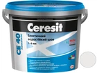 Затирка для швів Ceresit CE 40 Aquastatic 01 2 кг (відро) Біла (Е28802)