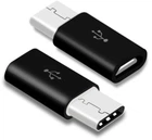 Перехідник MicroUSB на Type-C - Black