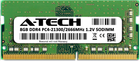 Оперативная память A-Tech 8GB DDR4-2666 (PC4-21300) SODIMM 1Rx8 (AT8G1D4S2666NS8N12V)