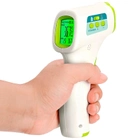 Універсальний безконтактний термометр Mediclin Зелений - зображення 3