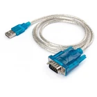 Кабель для передачи данных USB to COM 1.0m transparent Vinga (VCPUSBCOM)