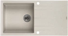 Кухонная мойка гранит GRANADO Mora gris GR2608 + сифон одинарный для кухонной мойки Nova