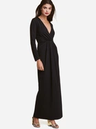 Платье вечернее длинное осеннее женское H&M 0459834_01 36 Черное (2000000946146_KZ2000000946146_KAY2000000946146)
