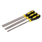Рашпили по дереву MASTERTOOL GM 3 шт, 200 мм, плоский/круглый/полукруглый (06-0330)