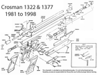 Ремкомплект RTI на Crosman 2100, 1377 - изображение 3