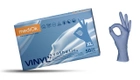 Перчатки Виниловые Неопудренные MEDIOK Синие XL (100 шт) - зображення 1