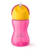 Чашка Avent с трубочкой 300 мл. 12+ розовый SCF798/02 (SCF798/02)