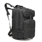 Тактичний штурмової військовий рюкзак 45 літрів Чорний HunterArmor - зображення 1