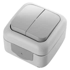 Выключатель Viko Palmiye двухклавишный наружный IP 54