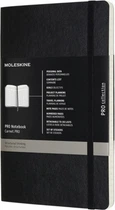 Блокнот недатований Moleskine PRO м'який середній 13 х 21 см чорний