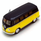 Дитяча модель автобуса Kinsmart Volkswagen T2 Classical Bus металева Жовта (KT5376W)