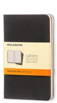 Набір зошитів Moleskine Cahier кишеньковий 9 х 14 см в лінію чорний