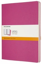 Набір зошитів Moleskine Cahier великий 19 х 25 см в лінію кінетичний рожевий
