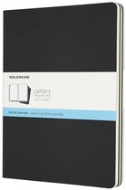 Набір зошитів Moleskine Cahier великий 19 х 25 см в крапку чорний