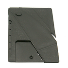 Стальной нож-кредитка в форме карточки (сталь и пластик) NV-01 черный - изображение 3