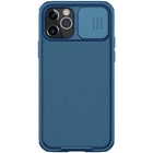 Карбонова накладка Nillkin Camshield (шторка на камеру) Apple iPhone 13 Pro Max (6.7") Синій / Blue