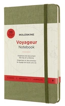Блокнот Moleskine Voyageur 11,5 х 18 см зелений у яз