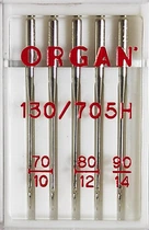 Иглы универсальные Organ ассорти №70-90
