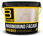 Фасадная штукатурка Marmorino Facade (под Бетон, Травертин, Марморин) TM Brodeco 15кг