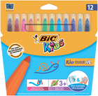 Фломастери Bic Kid Coleour XL 12 кольорів (bc8289662)